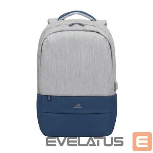 Сумка для портативных компьютеров RIVACASE  NB BACKPACK ANTI-THEFT 17.3"/7567 GREY/DARK BLUE 