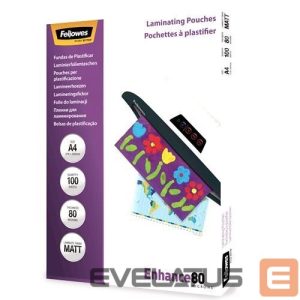 Офисные принадлежности Fellowes  LAMINATOR POUCH MATT/A4 80 100PCS 5452103 