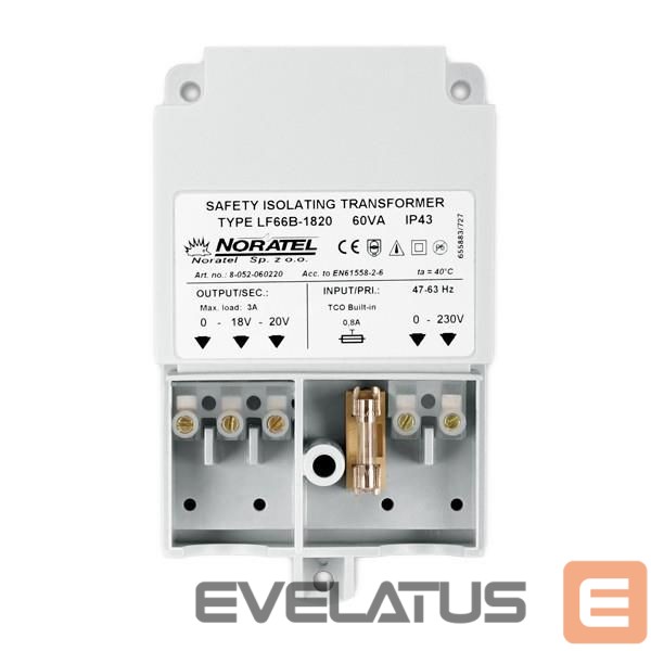 аксессуары для наблюдения SATEL TRANSFORMER 230V/18V DC 60VA/TR60VA