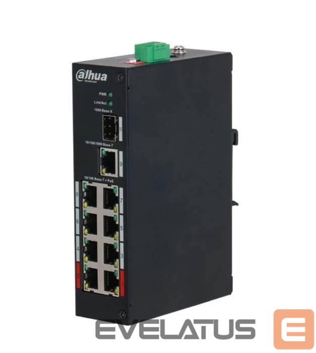 Коммутатор DAHUA Switch||PFS3110-8ET-96-V2|PoE ports 8|96 Watts|DH-PFS3110-8ET-96-V2