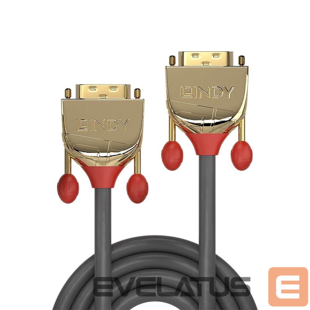 Аксессуар для мониторов LINDY CABLE DVI-DVI 2M/GOLD 36202