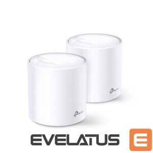 Роутер TP-Link  Wireless Router||Wireless Router|2-pack|3000 Mbps|Mesh|IEEE 802.11a|IEEE 802.11n|IEEE 802.11ac|IEEE 802.11ax|2x10/100/1000M|DECOX60(2-PACK) 