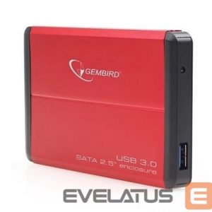 Жесткий диск HDD Gembird  HDD CASE EXT. USB3 2.5"/RED EE2-U3S-2-R 