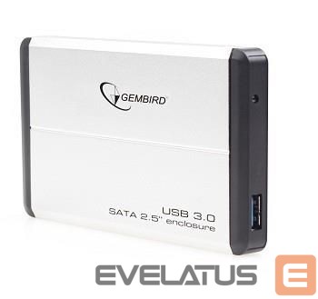 Жесткий диск HDD Gembird HDD CASE EXT. USB3 2.5"/SILVER EE2-U3S-2-S