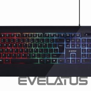 Компьютерная клавиатура Gembird  KEYBOARD MULTIMEDIA USB ENG/BLACK KB-UML-03 