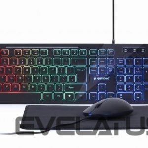 Компьютерная клавиатура Gembird  KEYBOARD +MOUSE USB ENG/KBS-UML-01 