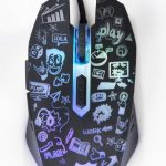 Компьютерная мышь Gembird  MOUSE USB OPTICAL BLACK/MUS-6B-GRAFIX-01 