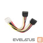 Переходник Gembird  CABLE POWER SATA X2 30CM/CC-SATA-PSY-0.3M 