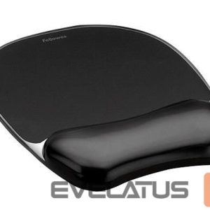 Компьютерная мышь Fellowes  MOUSE PAD CRYSTAL GEL/BLACK 9112101 