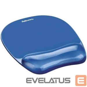 Компьютерная мышь Fellowes  MOUSE PAD CRYSTAL GEL/BLUE 9114120 