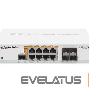 Коммутатор Mikrotik  Switch||8x10Base-T / 100Base-TX / 1000Base-T|4xSFP|1xConsole|CRS112-8P-4S-IN 