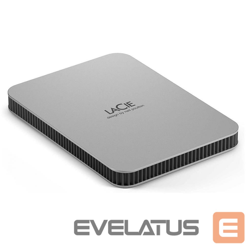 Жесткий диск HDD Lacie External HDD||Mobile Drive|1TB|USB-C|Colour Silver|STLP1000400