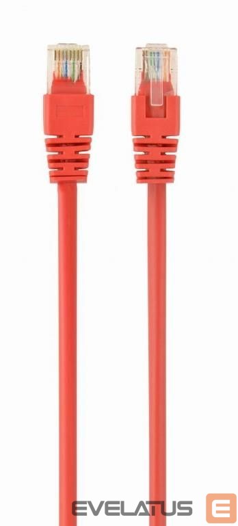 Коммутатор Gembird PATCH CABLE CAT5E UTP 0.25M/RED PP12-0.25M/R