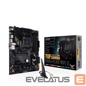 Материнская плата для процессоров AMD Asus  Mainboard||AMD B550|SAM4|ATX|Memory DDR4|Memory slots 4|1xPCI-Express 3.0 1x|1xPCI-Express 3.0 4x|1xPCI-Express 4.0 16x|2xM.2|1xHDMI|1xDisplayPort|2xAudio-In|3xAudio-Out|2xUSB 2.0|1xUSB type C|5xUSB 3.2|1xOptical S/PDIF|1xRJ45|TUFGAMB550-PLUSWIFIII 