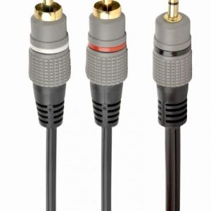 Кабель Gembird  CABLE AUDIO 3.5MM TO 2RCA 2.5M/GOLD CCA-352-2.5M 