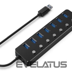 Переходник Gembird  I/O HUB USB3 7PORT/UHB-U3P7P-01 