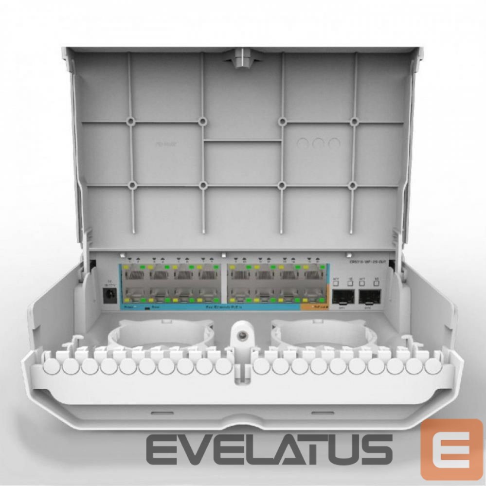 Коммутатор Mikrotik Wireless Router||Router|IEEE 802.3af|IEEE 802.3at|16x10/100/1000M|CRS318-16P-2S+OUT