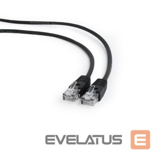 Коммутатор Gembird  PATCH CABLE CAT5E UTP 0.25M/BLACK PP12-0.25M/BK 