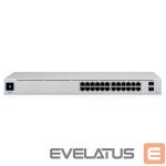 Коммутатор UBIQUITI  Switch||USW-24-POE|Type L2|Desktop/pedestal|Rack|24x10Base-T / 100Base-TX / 1000Base-T|2xSFP|PoE+ ports 16|95 Watts|USW-24-POE 