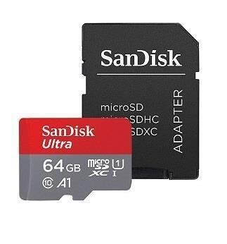 Другой аксессуар для компьютера SANDISK BY WESTERN DIGITAL MEMORY MICRO SDXC 64GB UHS-I/W/A SDSQUAB-064G-GN6MA SANDISK