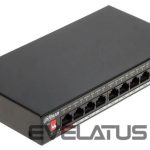Коммутатор DAHUA  Switch||Type L2|Desktop/pedestal|Rack|1x10Base-T / 100Base-TX / 1000Base-T|PoE ports 8|96 Watts|DH-PFS3009-8ET1GT-96-V2 
