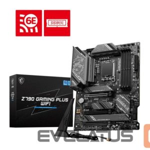 Материнская плата для процессоров Intel MSI  Mainboard||Intel Z790|LGA1700|ATX|Memory DDR5|Memory slots 4|1xPCI-Express 1x|3xPCI-Express 16x|4xM.2|1xHDMI|1xDisplayPort|4xUSB 2.0|3xUSB 3.2|1xUSB-C|1xPS/2|6xAudio port|Z790GAMINGPLUSWIFI 