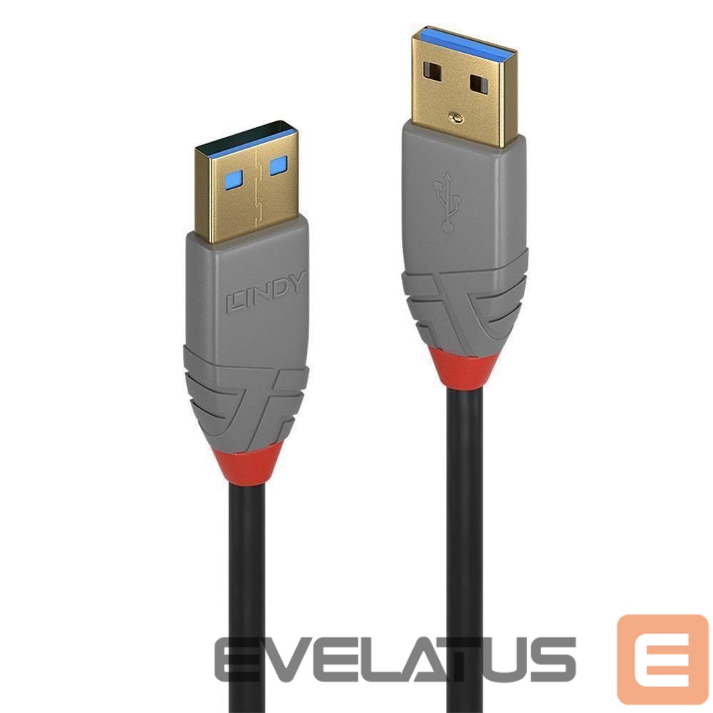 Кабель LINDY CABLE USB3.2 TYPE A 5M/ANTHRA 36754