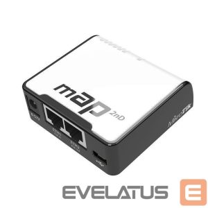 Роутер Mikrotik  Access Point||IEEE 802.3af|IEEE 802.3at|IEEE 802.11 b/g|IEEE 802.11n|2x10Base-T / 100Base-TX|RBMAP2ND 