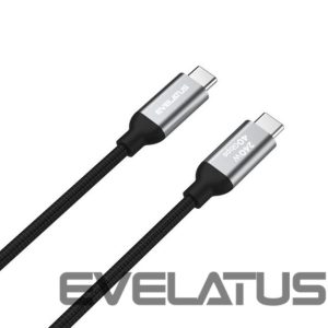 Кабель Evelatus  Flex Cable Pro USB 2.0 Type C to Type C 2M 240W 5A Black
