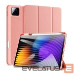 Чехол книжка Dux Ducis Xiaomi Redmi Pad 7/7 Pro Domo Series Tri-fold Stand PU Leather Tablet Cover Pink