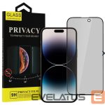 Защитное стекло iLike Apple IPHONE 14 PRO MAX Privacy Glass Black