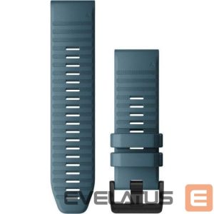 Ремешок Garmin  Fenix 6X 26mm QuickFit Watch Band, Lakeside Blue Silicone 