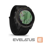 Умные часы Garmin  Enduro 3 – 51 mm, Solar, Sapphire Carbon Gray DLC Titanium with Black UltraFit Nylon Strap Black