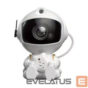 LED Прожектор HQ  LED 3D Sitting Astronout 360 degree Rotate Head Star Sky & Nebula projector with Remote White
