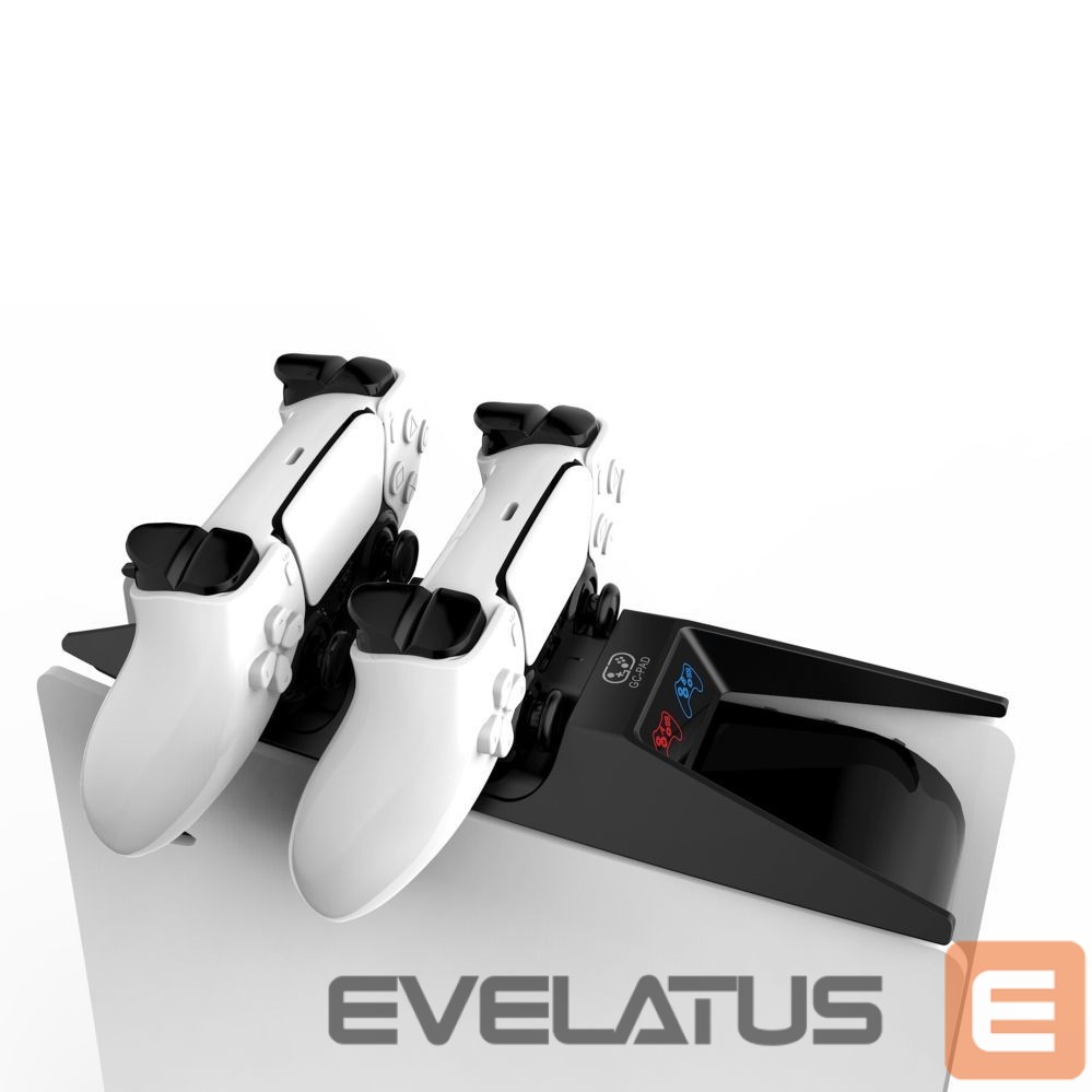 Контроллер Saitake Dual charging station Dock for Sony Play Station 5 PS5 Controllers console shape Black White