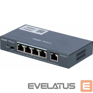 аксессуары для наблюдения Ruijie  Switch Reyee Reyee RG-ES205GC-P Smart mananged PoE switch, 4x PoE 