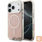 Чехол на заднюю панель Karl Lagerfeld Apple iPhone 17 Pro Silicone case with MagSafe IML Karl RSG Logo Pink