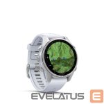 Умные часы Garmin  fenix 8 – 43 mm, AMOLED Silver with Whitestone silicone band / 010-02903-00