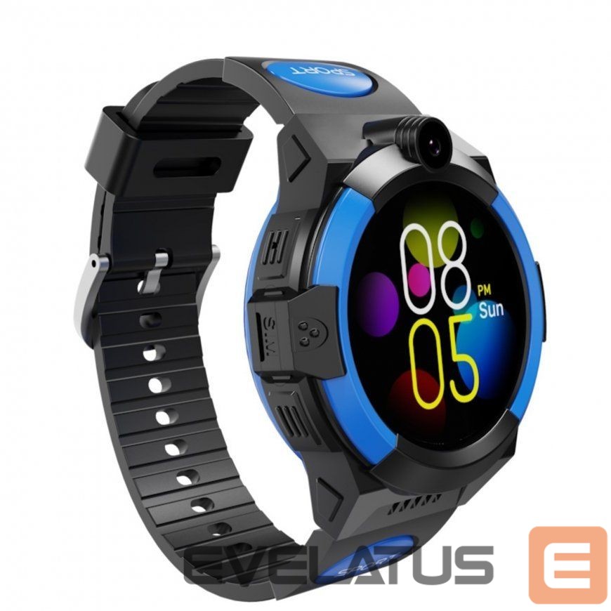 Умные часы iWear LT32 Durable 4G Sim GPS Tracking IP67 Kids Watch & Phone Call with Chat Camera Black Blue