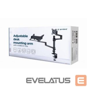 Кронштейн для телевизора Gembird  DISPLAY ACC MOUNTING ARM/NB TRAY MA-DA-04 