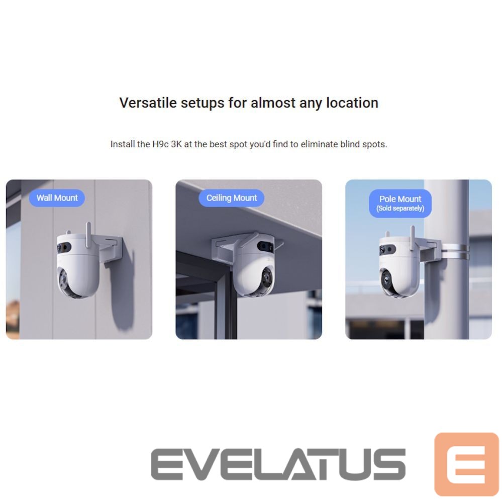 IP-камеры EZVIZ H9C 5MP+5MP Outdoor Pan 360 Camera