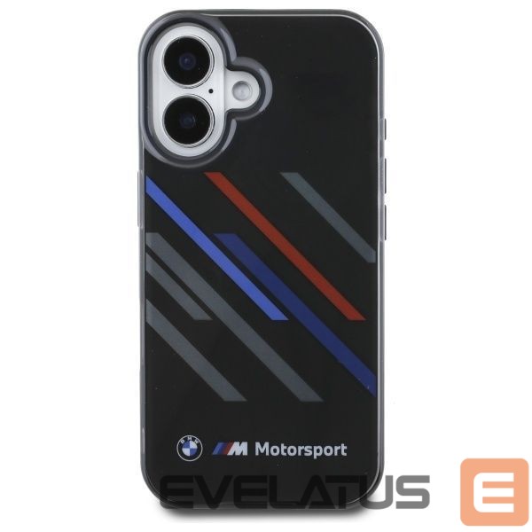 Другой аксессуар для телефона BMW BMW Motosport IML Random Stripes iPhone 16 Plus Case - Black