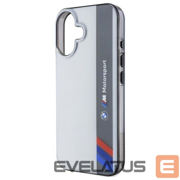 Другой аксессуар для телефона BMW BMW Motosport IML Vertical Stripe iPhone 16 Case - Gray