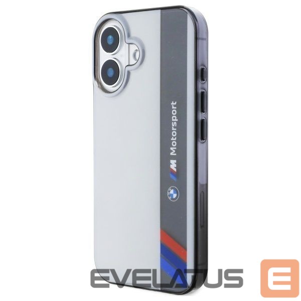 Другой аксессуар для телефона BMW BMW Motosport IML Vertical Stripe iPhone 16 Case - Gray