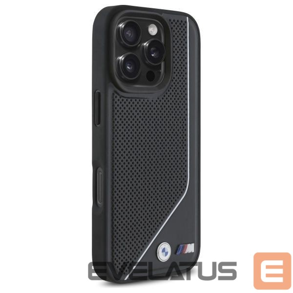 Другой аксессуар для телефона BMW BMW M Perforated Twisted Line MagSafe case for iPhone 16 Pro - black
