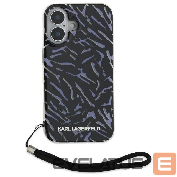 Другой аксессуар для телефона Karl Lagerfeld Karl Lagerfeld Zebra With Cord iPhone 16 Case - Purple