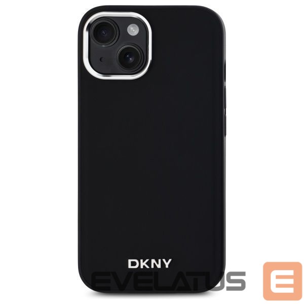 Другой аксессуар для телефона DKNY DKNY Plain Logo MagSafe iPhone 15 Case - Black