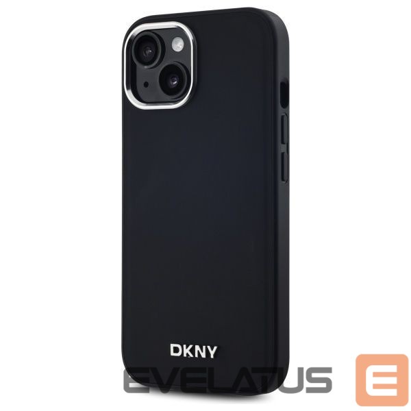 Другой аксессуар для телефона DKNY DKNY Plain Logo MagSafe iPhone 15 Case - Black