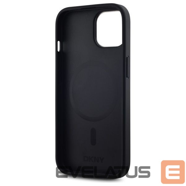 Другой аксессуар для телефона DKNY DKNY Plain Logo MagSafe iPhone 15 Case - Black