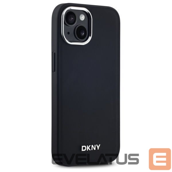 Другой аксессуар для телефона DKNY DKNY Plain Logo MagSafe iPhone 15 Case - Black